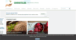 Desktop Screenshot of chovatelka.cz